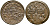 Швеция 1/4 эре 1640 Кристина (1632-1654) KM медь 36-611