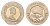Гибралтар 20 пенсов 2004 300 лет захвату Гибралтара KM 1048 медно-никель UNC 4668-529