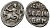Великое Княжество Московское денга 1535-1547 Иван IV Васильевич, Тверской монетный двор, 0,34 грамм ГиК №67 серебро    262-1331