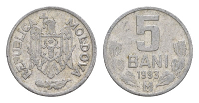Молдавия (Молдова) 5 бань (бани) 1993 KM 2 алюминий 4632-754