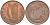 ИРЛАНДИЯ 1 ПЕННИ 1976 ПТИЧКА KM 20 бронза UNC 4588-1036