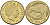 Новая Зеландия 1 доллар 2010 Елизавета II (1952-2022), птица киви  KM 120 алюминиевая бронза 60-211