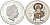 Острова Кука 5 долларов 2013 год змеи, цветная эмаль KM NEW серебро PROOF 1080-4-34