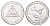 Никарагуа 25 сентаво 1994 голубь мира KM 82 хромированная сталь UNC 4625-221