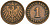 Германия 1 пфенниг 1911 J, Вильгельм II (1888-1918) KM 10, J. 10 медь 4608-249