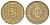 Финляндия 10 марок 1934 KM 32a алюминиевая бронза 4666-837