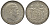 Дания 2 кроны 1930 N; AH, 60 лет королю Кристиану X (1870-1930) KM 829 серебро 69-423