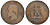 Франция 10 сантимов 1855 A, Наполеон III (1852-1870) KM 771.1, Le Franc 133,19 бронза 4683-1014