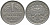 ФРГ 1 марка 1950 F, KM 110, J. 385 медно-никель 113-153