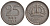 Швеция 25 эре 1943 G, Густав V (1907-1950) KM 816 серебро 4179-855
