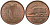 ИРЛАНДИЯ 1/2 ПЕННИ 1966 СВИНЬЯ С ПОРОСЯТАМИ KM 10 бронза UNC 4391-712