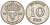 Швеция 10 эре 1916 W, Густав V (1907-1950) KM 780 серебро 116-1142