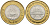 Индия 10 рупий 2012 60 лет Парламенту KM 407 биметалл UNC 95-153