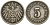 Германия 5 пфеннигов 1908 F KM 11, Jager 12, Weege 6 медно-никель 4364-4545