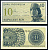 Индонезия 10 сенов 1964 девушка волонтер Pick 92 a бумага UNC (пресс) 7201-14-1
