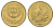 Кабо-Верде 2,5 эскудо 1982 KM 18 никель латунь UNC 4177-631