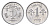 Пакистан 1 пайс 1976 KM 33 алюминий UNC 4614-764