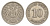Германия 10 пфеннигов 1908 A, Вильгельм II (1888-1918) KM 12, J. 13 медно-никель 4647-918