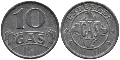 Нидерланды, Харлинген жетон на газ в 10 центов ND (1942) 99-1142