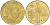 Монако 20 сантимов 1975 Ренье III (1949-2005) KM 143 алюминиевая бронза 73-1312