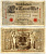 Германия 1000 марок 1910 21 апреля 1910, красная печать, номер семизначный, серия A, буква N, выпуск 1917 Pick 44, Роземберг 45b бумага VF 2194-23-2-2
