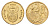 ЮАР 20 центов 2003 герб, цветок протея KM 327 сталь плакированная бронзой UNC 4687-552