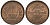 ЯПОНИЯ 10 ЙЕН 1980 ГОД 55, ИМПЕРАТОР ХИРОХИТО СЁВА (1926-1989) KM 73a бронза 4182-434