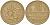 Франция 10 франков 1978 тип Матье KM 940, Le Franc 365.11-12 никель латунь 3851-926