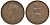 Великобритания 1 пенни 1946 Георг VI (1936-1952) KM 845, Spink 4114 бронза 4162-222