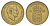 Дания 1 крона 1955 N, Фредерик IX (1947-1972) KM 837 алюминиевая бронза 4638-731