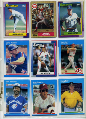 США КАРТОЧКИ БЕЙСБОЛЬНЫЕ 9 штук разных 7501-35