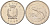 Мальта 10 центов 1998 золотая макрель KM 96 медно-никель 4588-256