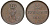 Ганновер 2 пфеннига 1851 B, Эрнст Август (1837-1851) KM 202.1, AKS 124, J. 75 медь 4681-1033