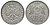 ФРГ 2 марки 1951 G J 386, KM 111 медно-никель плакированный никелем 4681-635