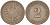 ГЕРМАНИЯ 2 ПФЕННИГА 1875 С, СТАРОГЕРБОВКА KM 2, J. 2, Weege 3 медь 212-611
