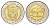 ЮАР 5 рандов 2009 KM 470 биметалл UNC 4626-856