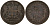 Британская Индия 1/4 анна 1858 Британская Ост-Индская компания KM 463.2 медь цинк никель 4159-616
