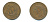Великобритания 1/2 пенни 1944 Георг VI (1936-1952) KM 844, Spink 4115 бронза 59-1024
