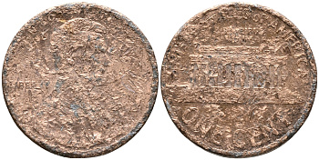 США 1 ЦЕНТ ND ЛИНКОЛЬН KM 201b цинк плакированный медью 100-613