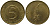 Словения 5 толаров 1999 KM 6 латунь 4548-1032