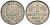 ФРГ 1 марка 1950 J, KM 110, J. 385 медно-никель 4681-1216
