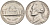 США 5 центов 1964 D, Джефферсон KM А192 медно-никель 68-734