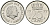 Нидерланды 25 центов 1977 Юлиана (1948-1980) KM 183 никель 96-247