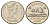 Канада 5 центов 1969 Елизавета II (1952-2022), бобр KM 60.1 никель aUNC 4689-361