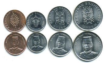 Бруней лот из 4 монет 2005 (1, 5, 10, 20 сен) UNC M16-12
