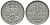 ФРГ 1 МАРКА 1963 F KM 110, J. 385 медно-никель 72-725