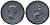 Великобритания 1/2 пенни 1806 Георг III (1760-1820) Spink 3781, KM 662 медь 4117-524