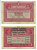АВСТРИЯ 2 КРОНЫ 1919 НАДПЕЧАТКА НА 1916 Pick 50 бумага 6266-32-1-2