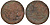 Россия деньга 1738 Анна Иоанновна (1730-1740) Биткин 365 медь 51-3641