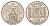 Франция 1 франк 1995 200 лет Институту Франции KM 1133 никель UNC 94-526